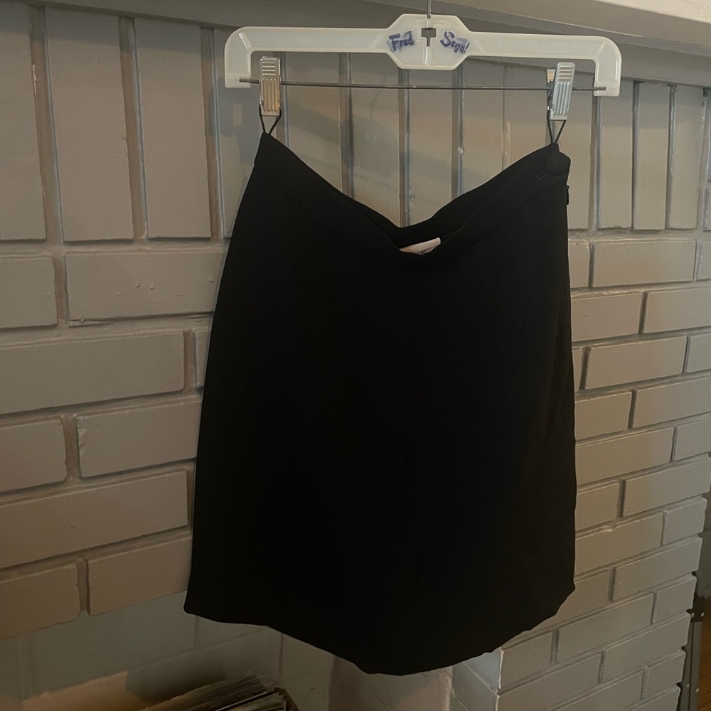 Vintage Moschino Black Pencil Skirt Size S/M